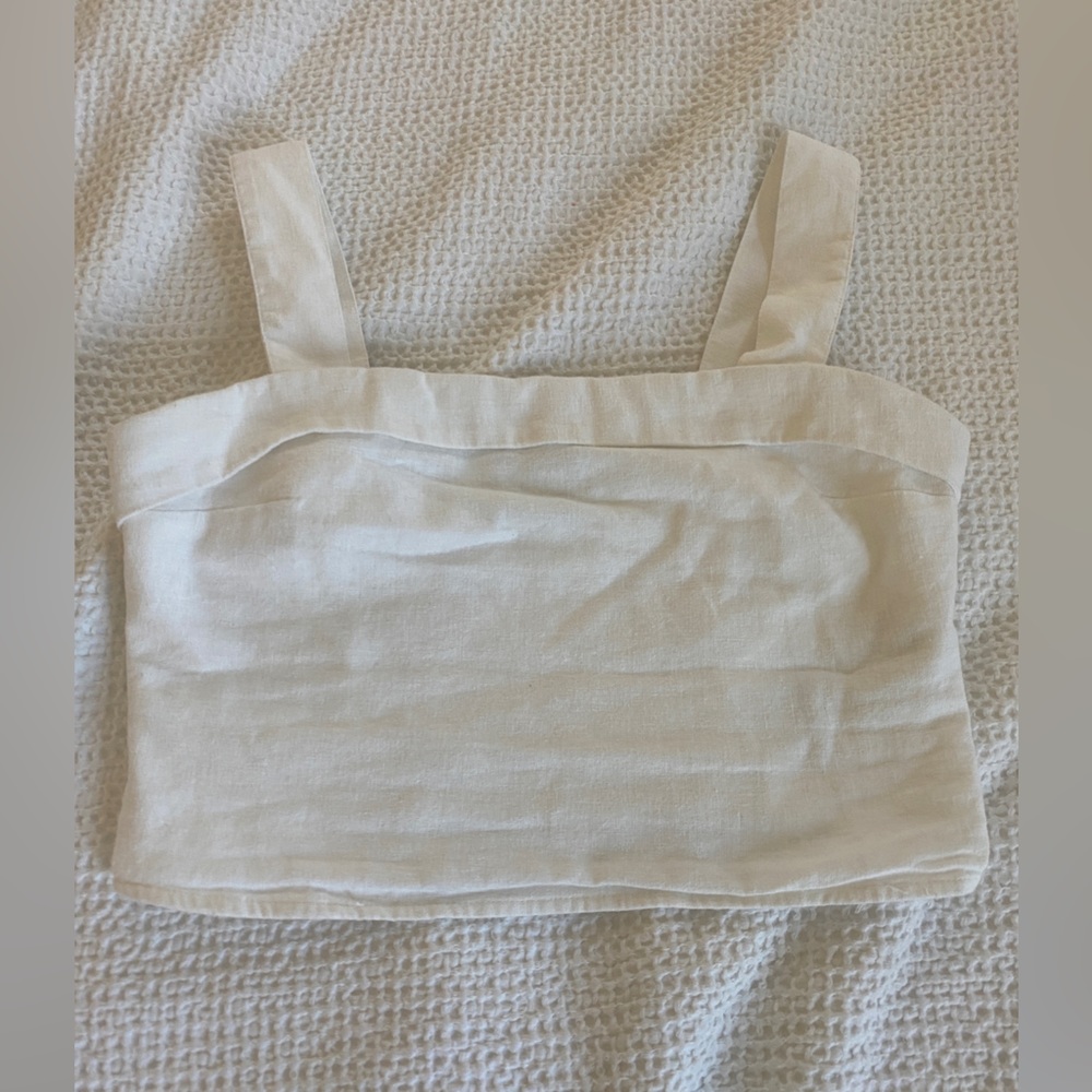 Linen crop top